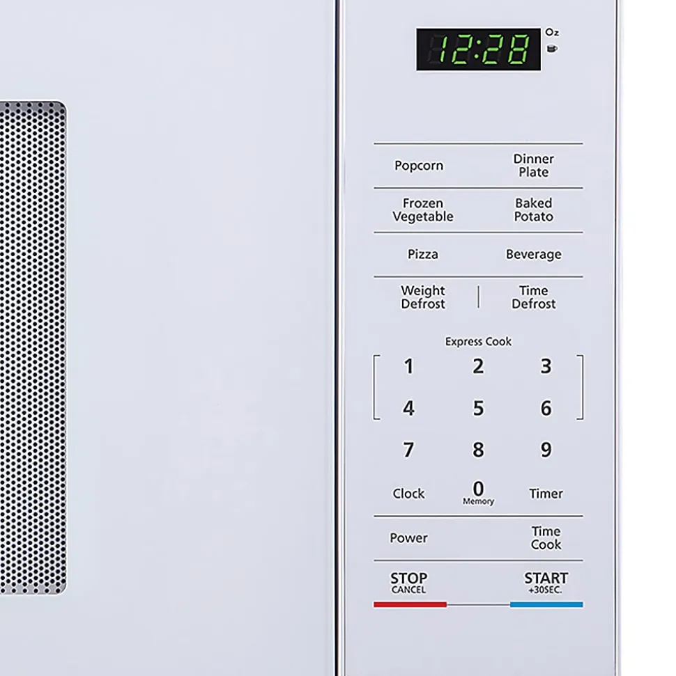 Magic Chef MC110MW 1.1 Cu. Ft. 1,000W Digital Touch Countertop Microwave, White