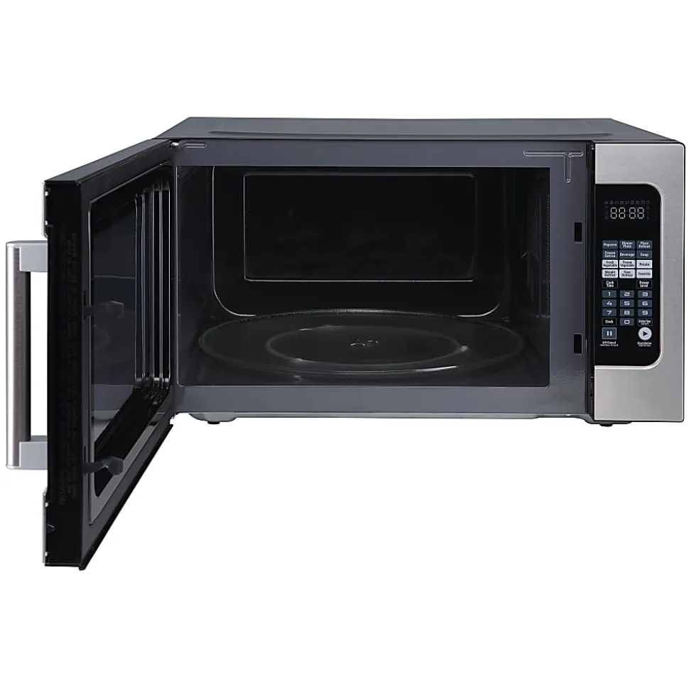 Magic Chef 1,200-Watt Countertop Microwave With Sensor Cook, 2.2 Cu. Ft., Silver