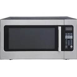 Magic Chef 1,200-Watt Countertop Microwave With Sensor Cook, 2.2 Cu. Ft., Silver
