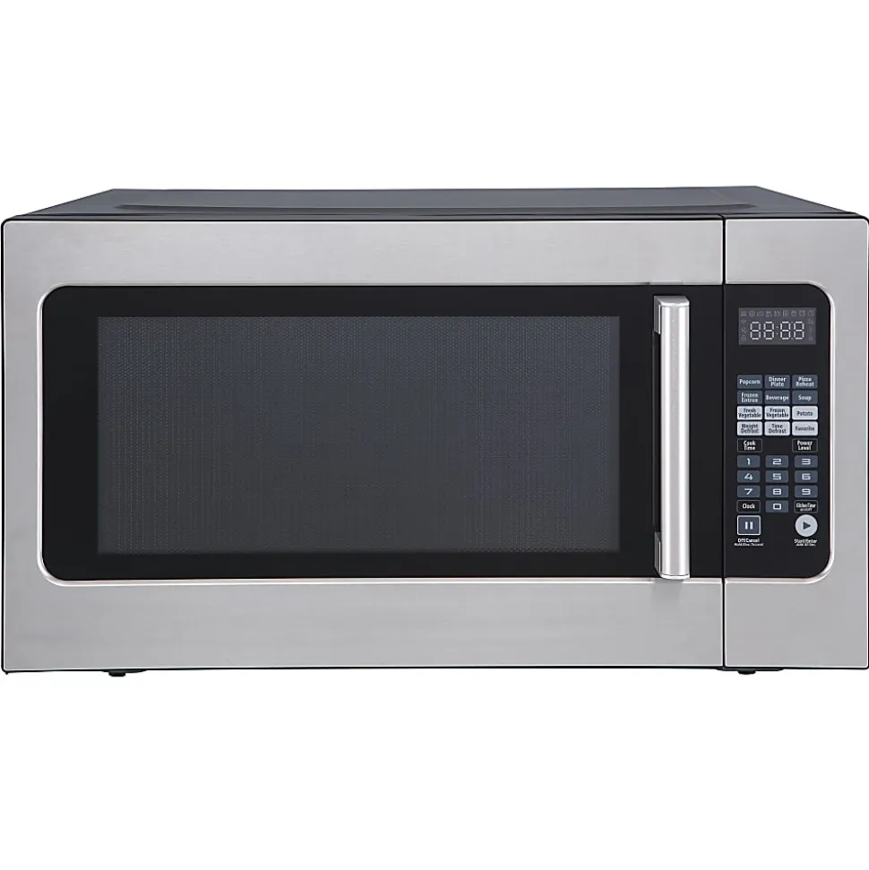 Magic Chef 1,200-Watt Countertop Microwave With Sensor Cook, 2.2 Cu. Ft., Silver