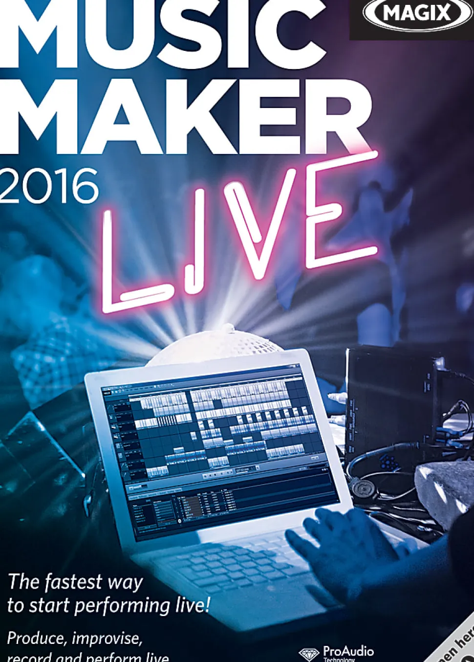 Magix Music Maker 2016 Live, Disc