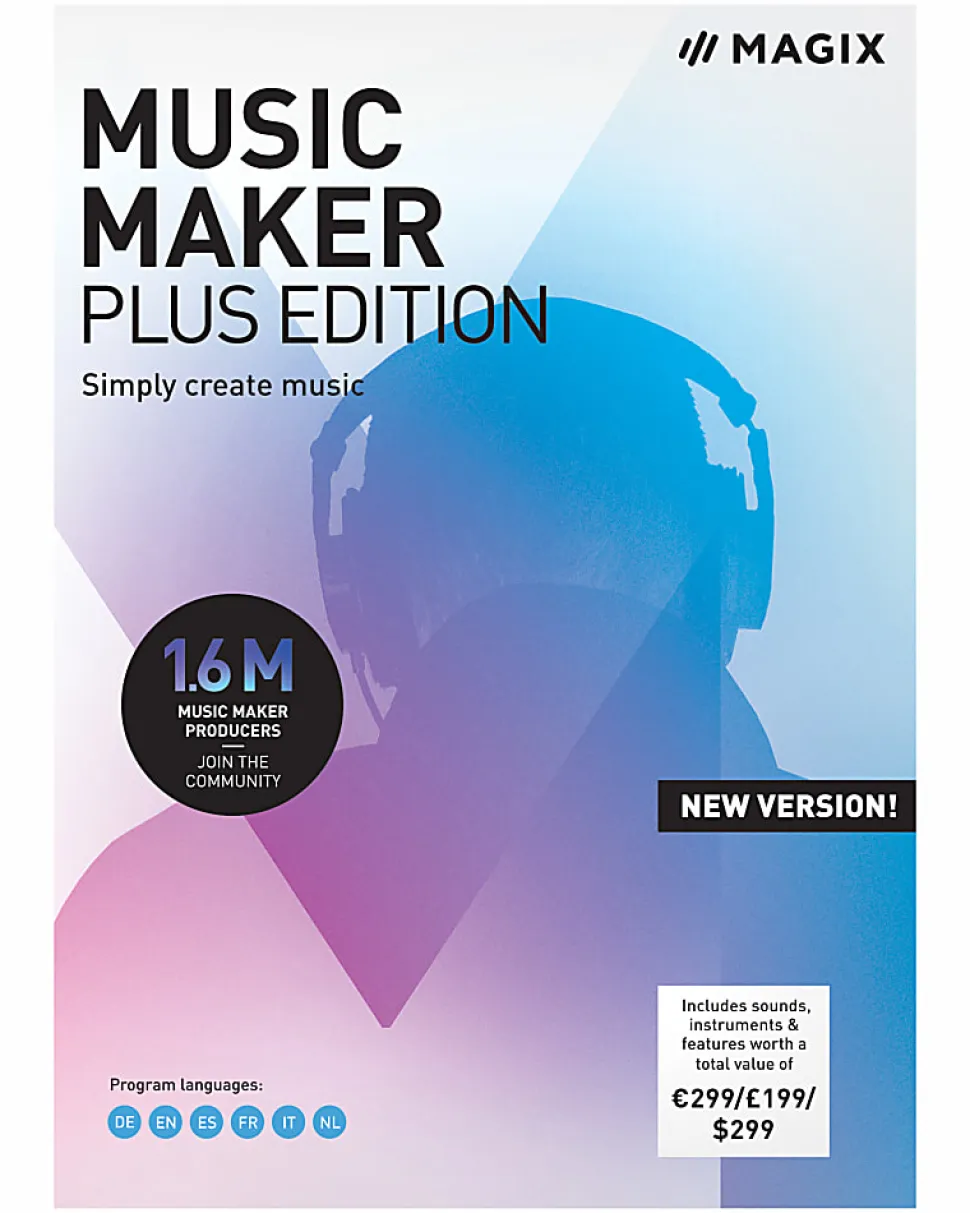Magix Music Maker Plus Edition 2019, Disc