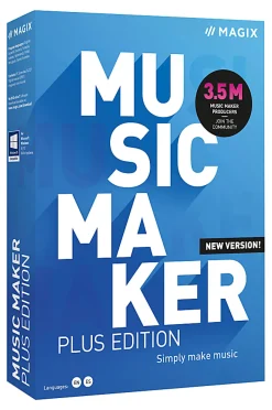 MAGIX Music Maker Plus 2021, For Windows®, CD/Product Key