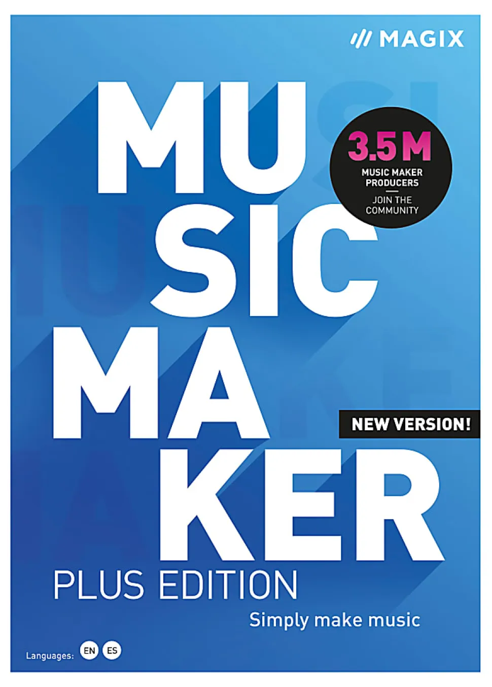 MAGIX Music Maker Plus 2021, For Windows®, CD/Product Key