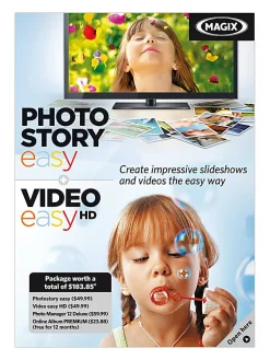 Magix PhotoStory Easy & Video Easy HD Bundle, Disc