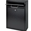 Mail Boss Locking Security Drop Box, 16 1/4"H x 11 1/4"W x 4 3/4"D, Black