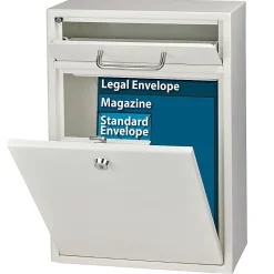 Mail Boss Locking Security Drop Box, 16 1/4