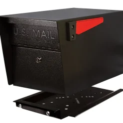Mail Boss Mail Manager PRO Security Mailbox, 11-1/4"H x 10-3/4"W, 21"D, Black