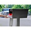 Mail Boss Mail Manager Rear-Locking Street Safe, 11-1/4"H x 10-3/4"W x 21"D, Black