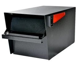 Mail Boss Mail Manager Rear-Locking Street Safe, 11-1/4