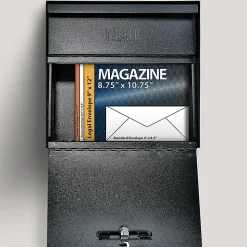 Mail Boss™ Metro Mail Wall Mount Locking Mailbox, 14 3/4