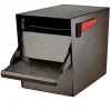 Mail Boss™ Package Master Locking Mailbox, 16 1/2"H x 12"W x 21 1/2"D, Bronze