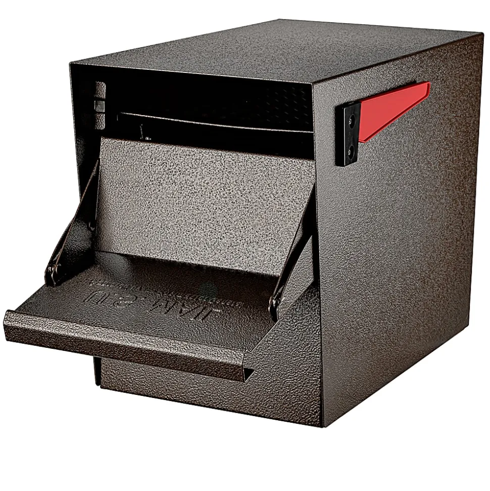 Mail Boss™ Package Master Locking Mailbox, 16 1/2"H x 12"W x 21 1/2"D, Bronze