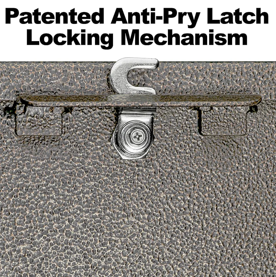 Mail Boss™ Package Master Locking Mailbox, 16 1/2"H x 12"W x 21 1/2"D, Bronze