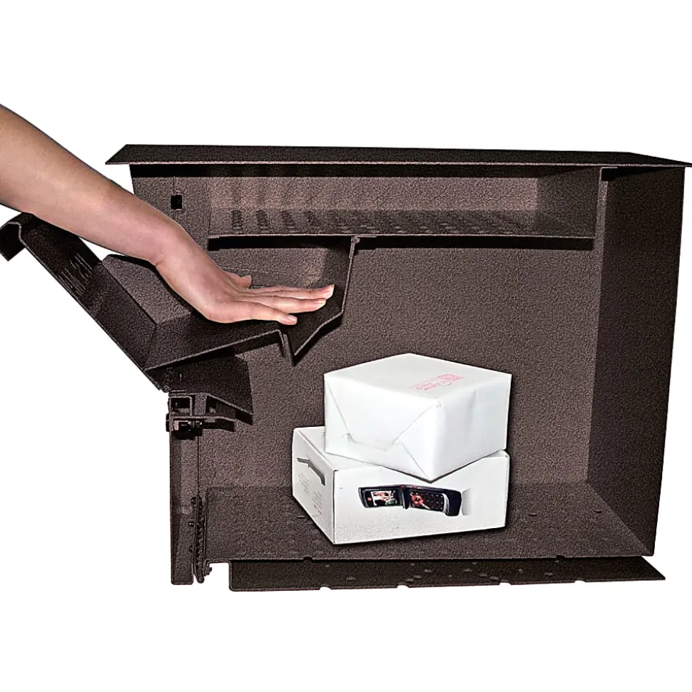 Mail Boss™ Package Master Locking Mailbox, 16 1/2"H x 12"W x 21 1/2"D, Bronze