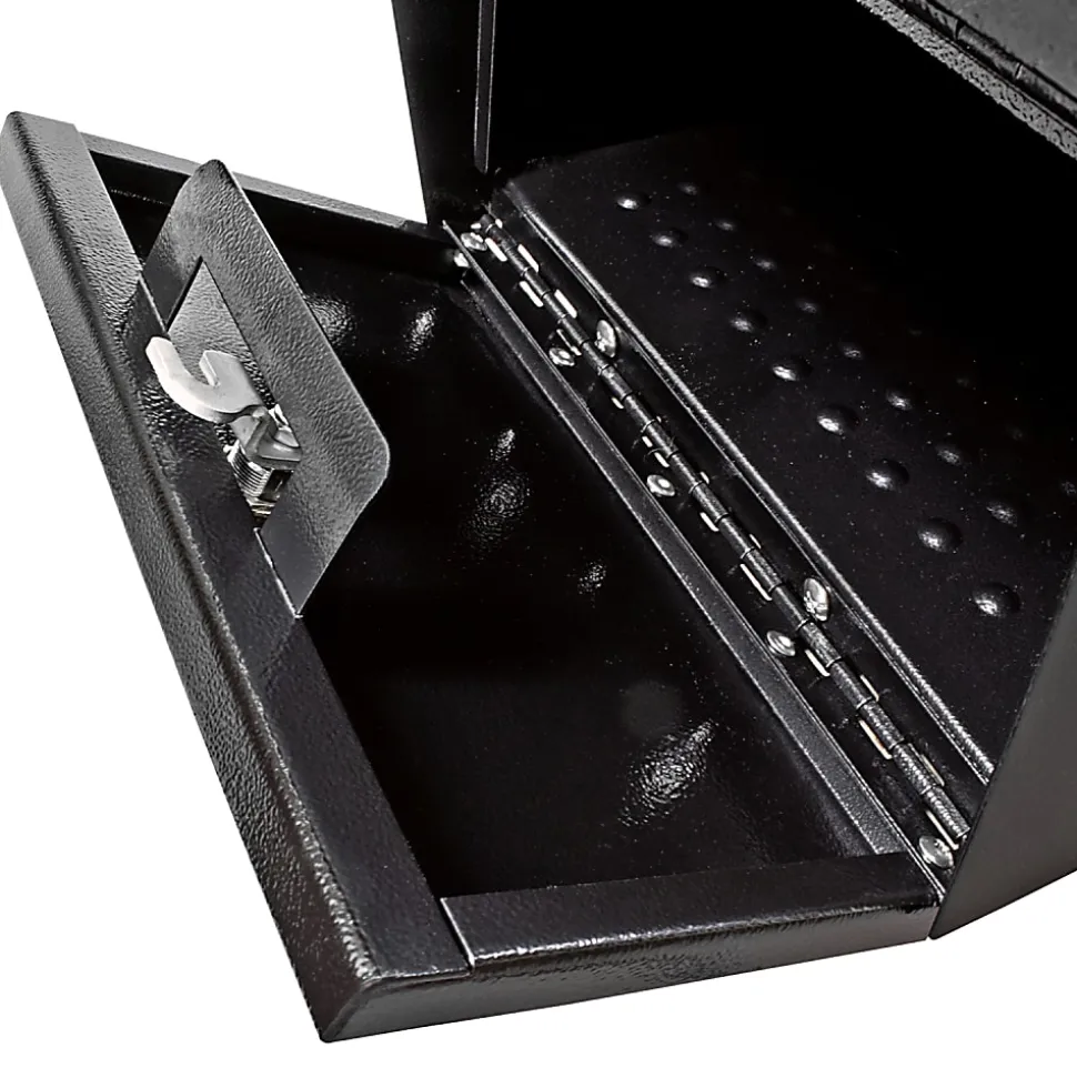 Mail Boss™ Package Master Locking Mailbox, 16 1/2"H x 12"W x 21 1/2"D, Black