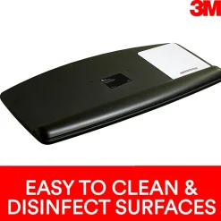3M™ AKT90LE Adjustable Keyboard Tray, Black/Charcoal
