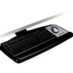3M™ AKT90LE Adjustable Keyboard Tray, Black/Charcoal