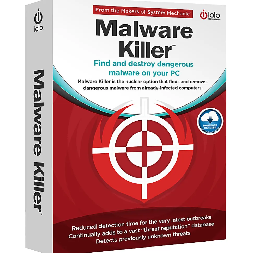 Malware Killer is the nuclear option that finds and removes dangerous malware from already-infected computers.