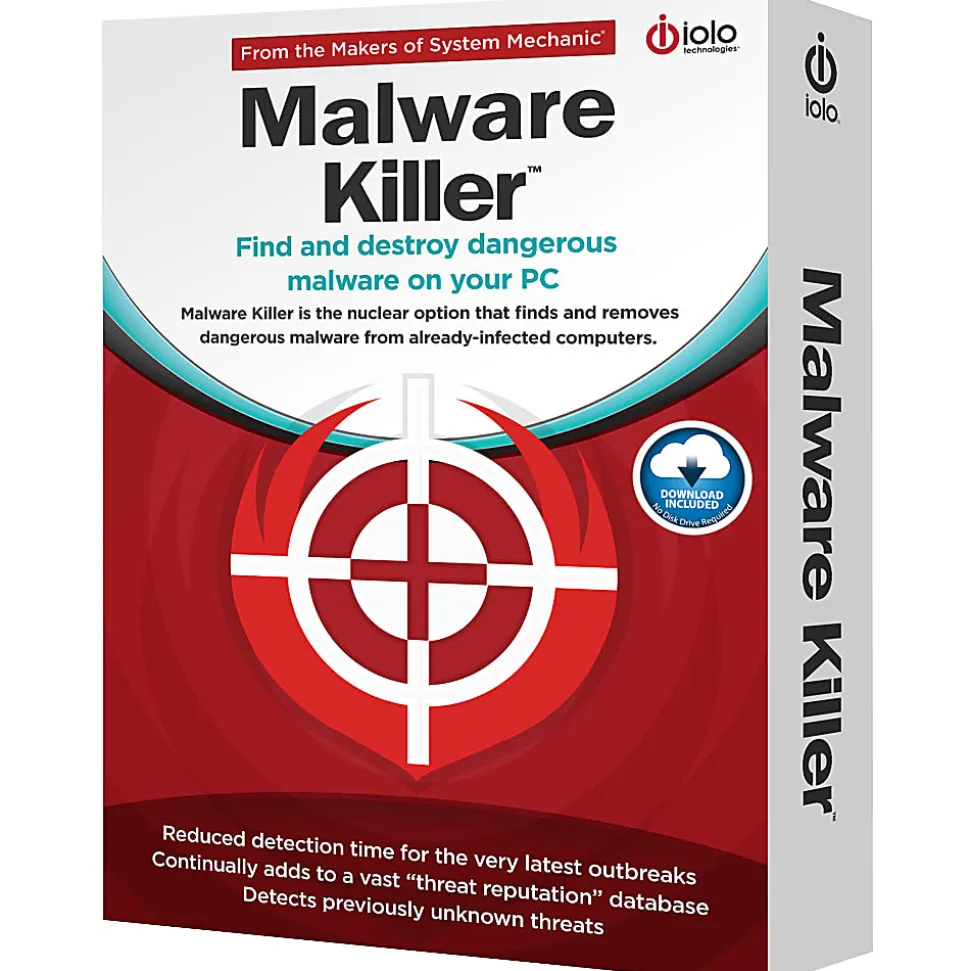 Malware Killer is the nuclear option that finds and removes dangerous malware from already-infected computers.