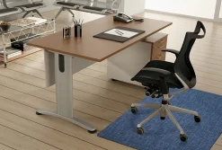 M+A Matting Desk Chair Mat, 35" x 47", Astella Blue