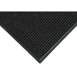 M+A Matting WaterHog Squares Classic Floor Mat, 3' x 10', Charcoal, Universal Cleated