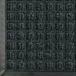 M+A Matting WaterHog Squares Classic Floor Mat, 6' x 12', Charcoal