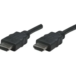 Manhattan HDMI Cable, 4K@30Hz (High Speed), 15m, Male to Male, Black