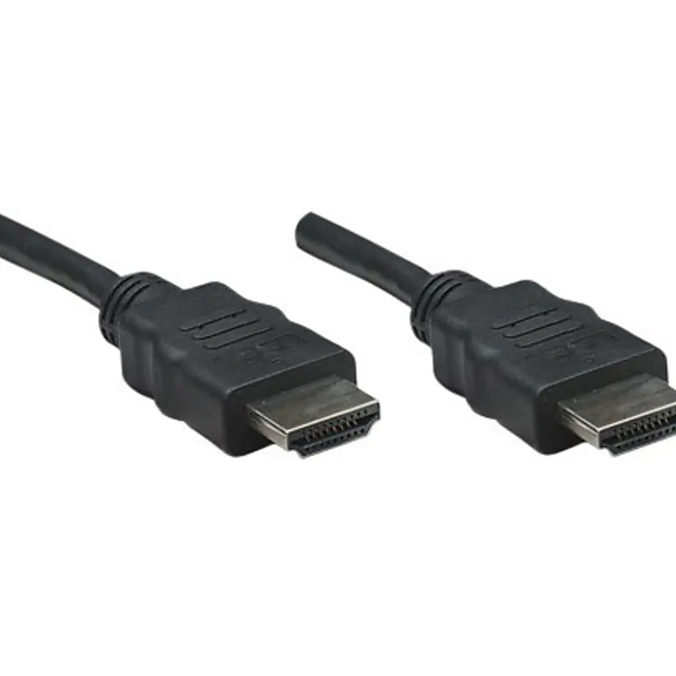 Manhattan HDMI Cable, 4K@30Hz (High Speed), 15m, Male to Male, Black