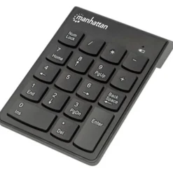 Manhattan 18-Key Numeric Wireless Keypad, Black, 178846