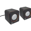 Manhattan 2600 Series Speaker System, Small Size, Big Sound, Two Speakers, Stereo, USB power, Output: 2x 3W, 3.5mm plug  - 161435