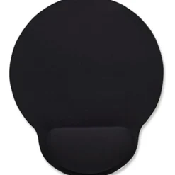 Manhattan Wrist-Rest Gel Mouse Pad, Black