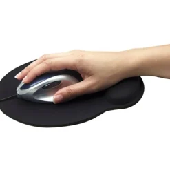 Manhattan Wrist-Rest Gel Mouse Pad, Black