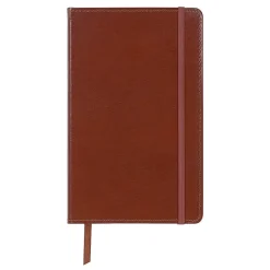 Markings by C.R. Gibson® Bonded Leather Medium Bound Journal, 5" x 7-1/2", College Rule, Assorted Colors