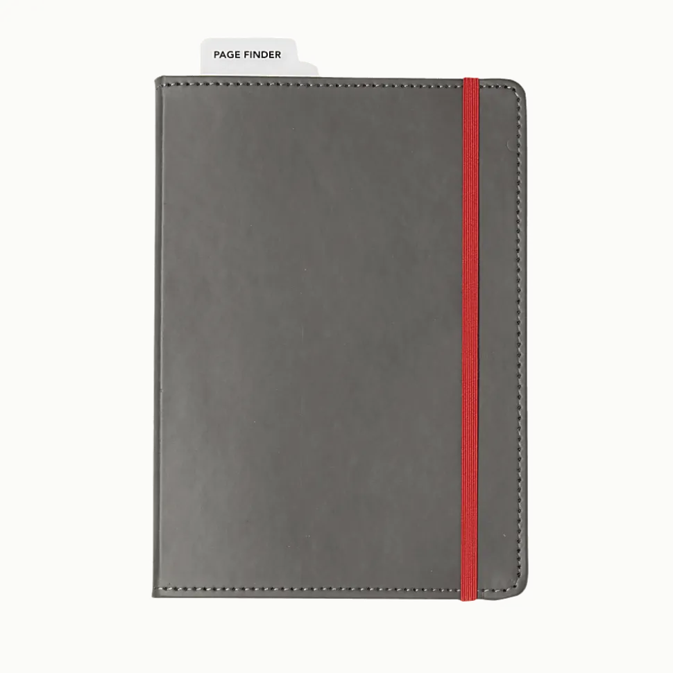 Markings by C.R. Gibson® Bulletin Log Journal, 6" x 8 1/2", 240 Pages (120 Sheets), Gray