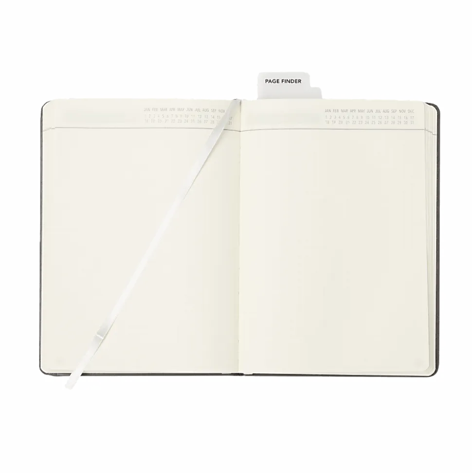 Markings by C.R. Gibson® Bulletin Log Journal, 6" x 8 1/2", 240 Pages (120 Sheets), Gray