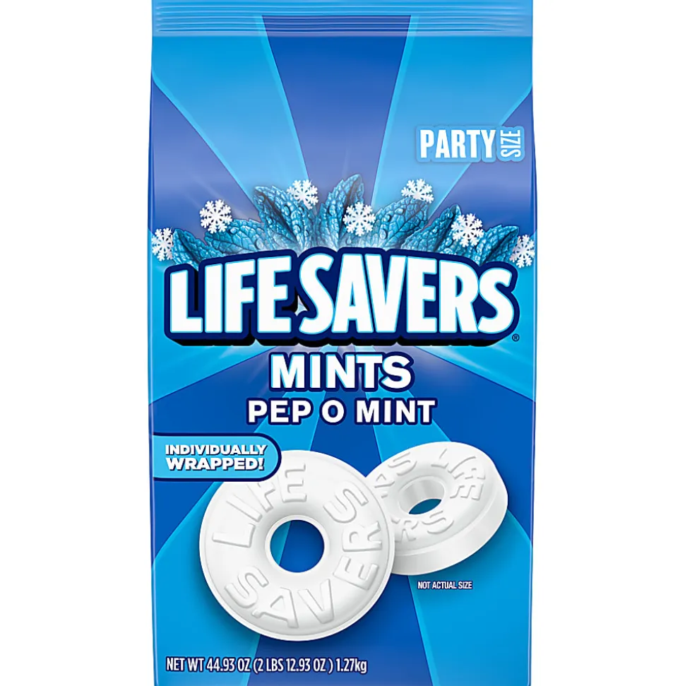 Mars Lifesavers Pep-O-Mint Breath Mints Hard Candy, 44.93 Oz