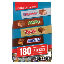 Mars Minis Variety Pack, 57.15 oz, 200 ct