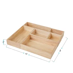 Martha Stewart Enzo 6-Piece Desk Drawer Organizer Set, 2