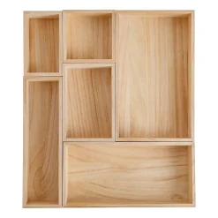 Martha Stewart Enzo 6-Piece Desk Drawer Organizer Set, 2