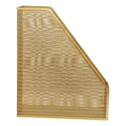 Martha Stewart Ryder Mesh Metal Single-Slot Magazine File Holder Desktop Organizer, 11-1/2