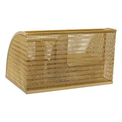 Martha Stewart Ryder Mesh Metal Small Desktop Organizer With Pen Holder And Drawer, 5