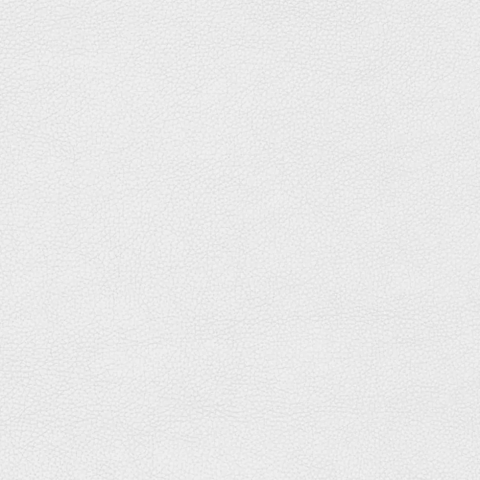 Martha Stewart Taytum Faux Leather Upholstered Mid-Back Executive Office Chair, White/Polished Brass