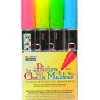 Marvy® Uchida Bistro Chalk Markers, 4 Markers Per Set, Pack Of 2 Sets, Broad Point, Fluorescent, 8 Markers
