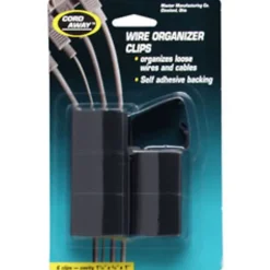 Master Caster® Cord Away® Wire Clips, Pack Of 6