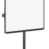 MasterVision® Easy Clean™ Mobile Non-Magnetic Dry-Erase Whiteboard Easel, 32" x 41", Aluminum Frame With Silver Finish