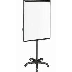 MasterVision® Easy Clean™ Mobile Non-Magnetic Dry-Erase Whiteboard Easel, 32