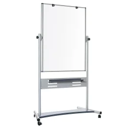 MasterVision® Gold Ultra™ Evolution Revolver Mobile Presentation Non-Magnetic Dry-Erase Whiteboard Easel, 36