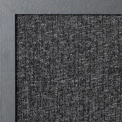 MasterVision® Magnetic Dry-Erase Whiteboard/Fabric Bulletin Combination Cubicle Board, 18” x 24”, Wood Frame With Black Finish