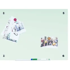 MasterVision Magnetic Glass Dry Erase Board - 48